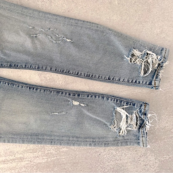 AGOLDE Sophie Mid-Rise Skinny Jean With Chewed Hem & Waistband, 25 - Picture 11 of 14